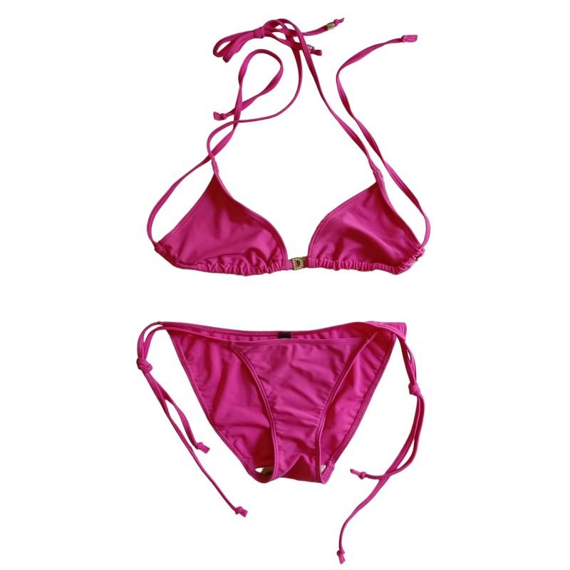 Costume completo mutanda reggiseno taglia S L ROSA SCURO marca DATCH