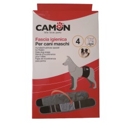 Fascia igienica per cani maschi taglia 4 L  colore grigio