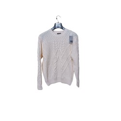 maglione bianco unisex engellz lb 8335-2