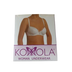 Reggiseno KOKKOLA in pizzo colore Nero Taglia 2 B