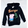 Felpa invernale GEORGE PEPPA PIG con cappuccio