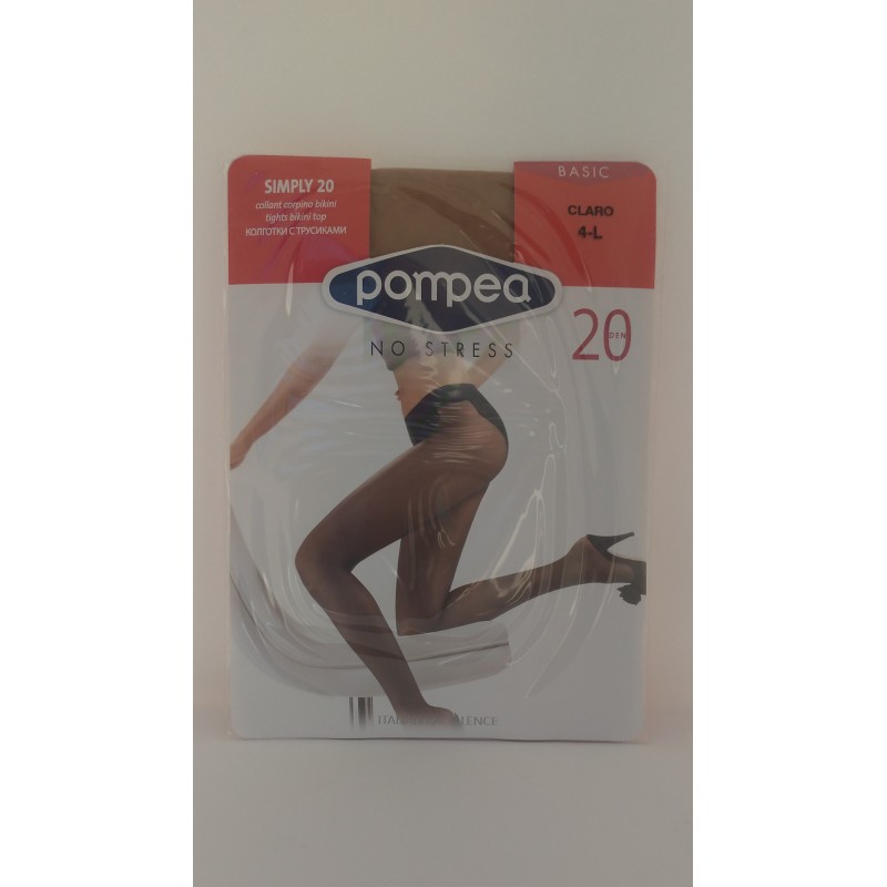 Collant POMPEA 20 denari 4 L CLARO